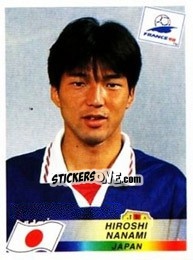 Figurina Hiroshi Nanami - Fifa World Cup France 1998 - Panini