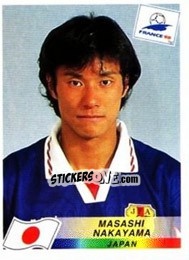 Sticker Masashi Nakayama - Fifa World Cup France 1998 n. 528 - Panini
