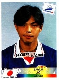 Cromo Shoji Jo - Fifa World Cup France 1998 - Panini