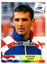 Figurina Goran Juric - Fifa World Cup France 1998 - Panini
