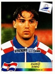 Sticker Dario Simic - Fifa World Cup France 1998 - Panini