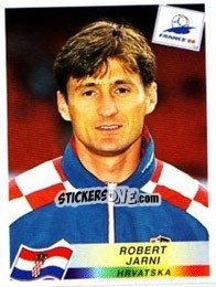 Sticker Robert Jarni - Fifa World Cup France 1998 - Panini