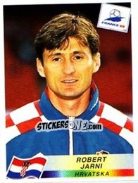 Figurina Robert Jarni - Fifa World Cup France 1998 - Panini