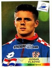 Sticker Goran Vlaovic - Fifa World Cup France 1998 - Panini