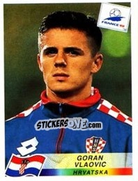 Figurina Goran Vlaovic - Fifa World Cup France 1998 - Panini