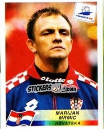 Cromo Marijan Mrmic - Fifa World Cup France 1998 - Panini