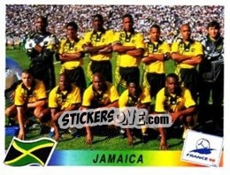 Sticker Team Jamaica - Fifa World Cup France 1998 - Panini