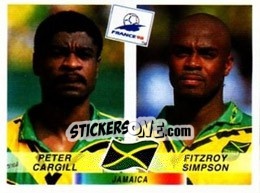 Sticker Peter Cargill / Fitzroy Simpson