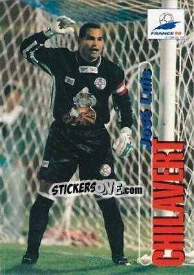Sticker José Luis Chilavert - FIFA World Cup France 1998. Trading Cards n. 4 - Panini