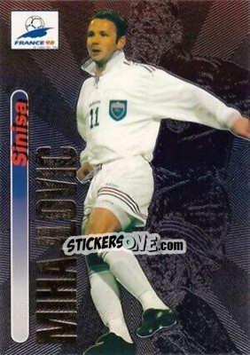 Sticker Sinisa Mihajlovic - FIFA World Cup France 1998. Trading Cards n. 12 - Panini