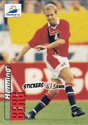 Sticker Henning Berg - FIFA World Cup France 1998. Trading Cards - Panini