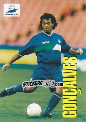 Sticker Gonçalves - FIFA World Cup France 1998. Trading Cards - Panini