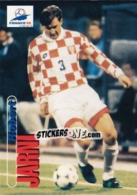 Sticker Robert Jarni - FIFA World Cup France 1998. Trading Cards - Panini
