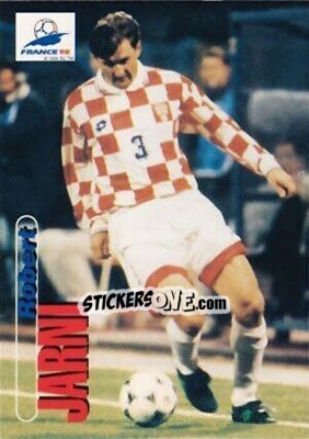 Sticker Robert Jarni - FIFA World Cup France 1998. Trading Cards n. 26 - Panini