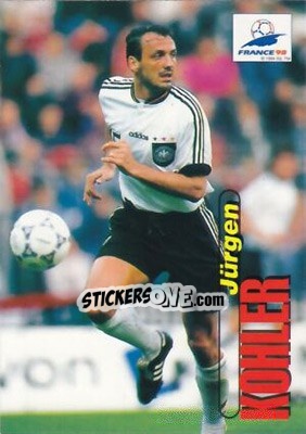 Sticker Jürgen Kohler - FIFA World Cup France 1998. Trading Cards - Panini