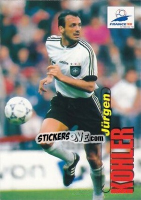 Figurina Jürgen Kohler - FIFA World Cup France 1998. Trading Cards - Panini