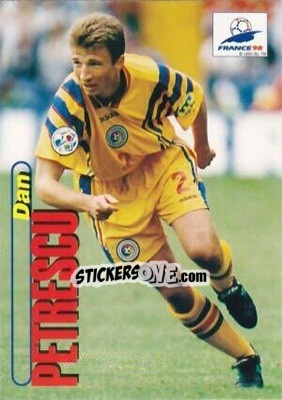 Sticker Dan Petrescu - FIFA World Cup France 1998. Trading Cards n. 31 - Panini