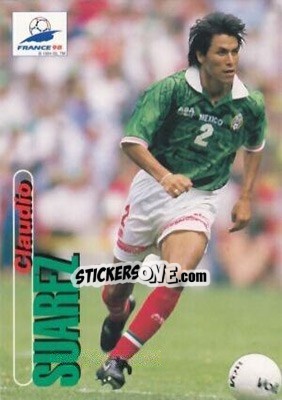 Sticker Claudio Suarez - FIFA World Cup France 1998. Trading Cards n. 35 - Panini