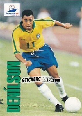 Sticker Denílson - FIFA World Cup France 1998. Trading Cards n. 50 - Panini