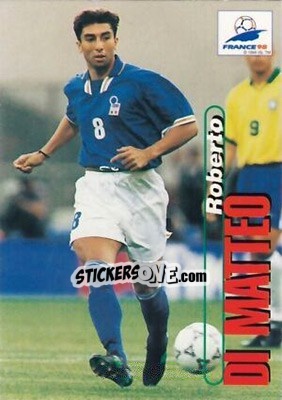 Sticker Roberto Di Matteo - FIFA World Cup France 1998. Trading Cards n. 52 - Panini