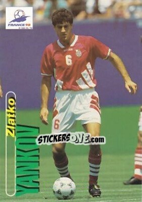 Sticker Zlatko Yankov - FIFA World Cup France 1998. Trading Cards n. 72 - Panini