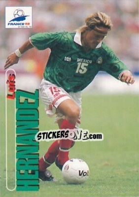 Sticker Luis Hernandez - FIFA World Cup France 1998. Trading Cards - Panini