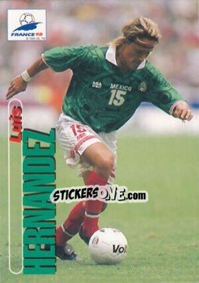 Sticker Luis Hernandez - FIFA World Cup France 1998. Trading Cards n. 82 - Panini