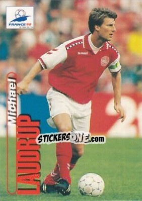 Sticker Michael Laudrup - FIFA World Cup France 1998. Trading Cards n. 88 - Panini
