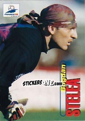 Sticker Bogdan Stelea - FIFA World Cup France 1998. Trading Cards - Panini