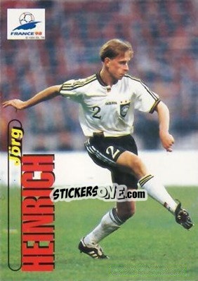 Sticker Jörg Heinrich - FIFA World Cup France 1998. Trading Cards - Panini