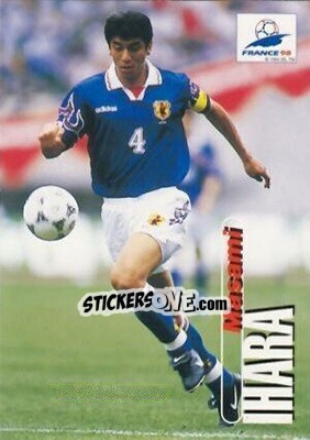 Sticker Masami Ihara - FIFA World Cup France 1998. Trading Cards n. 25 - Panini