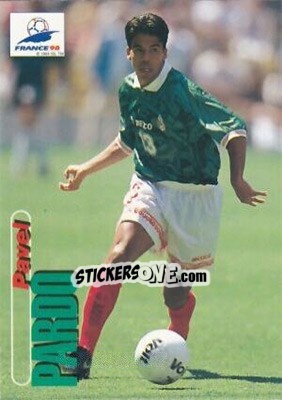 Sticker Pavel Pardo - FIFA World Cup France 1998. Trading Cards n. 30 - Panini