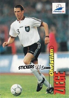 Figurina Christian Ziege - FIFA World Cup France 1998. Trading Cards - Panini