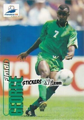 Sticker Finidi George - FIFA World Cup France 1998. Trading Cards n. 53 - Panini