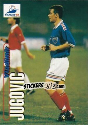 Sticker Vladimir Jugovic - FIFA World Cup France 1998. Trading Cards n. 58 - Panini