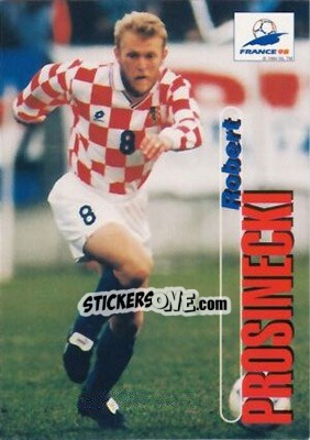 Sticker Robert Prosinecki - FIFA World Cup France 1998. Trading Cards - Panini