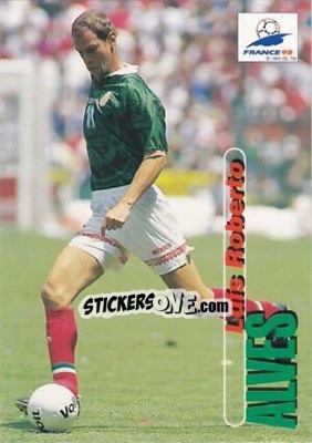 Sticker Luis Roberto Alves - FIFA World Cup France 1998. Trading Cards - Panini
