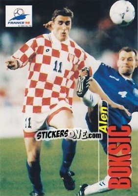 Sticker Alen Boksic - FIFA World Cup France 1998. Trading Cards n. 77 - Panini
