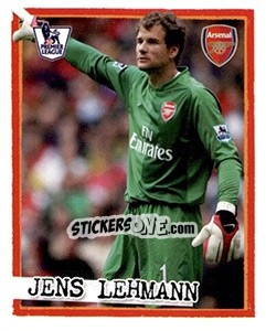 Cromo Jens Lehmann - English Premier League 2007-2008. Kick off - Merlin