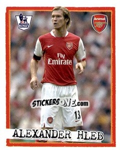 Sticker Alexander Hleb - English Premier League 2007-2008. Kick off - Merlin