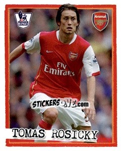 Cromo Tomas Rosicky - English Premier League 2007-2008. Kick off - Merlin