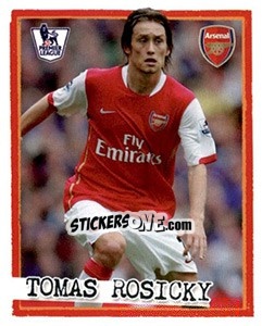 Sticker Tomas Rosicky - English Premier League 2007-2008. Kick off n. 8 - Merlin