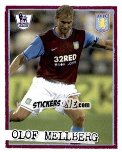 Sticker Olof Mellberg - English Premier League 2007-2008. Kick off - Merlin