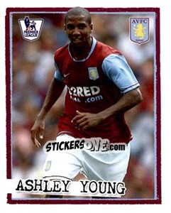 Sticker Ashley Young - English Premier League 2007-2008. Kick off n. 20 - Merlin