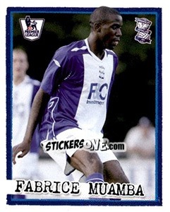Figurina Fabrice Muamba - English Premier League 2007-2008. Kick off n. 29 - Merlin