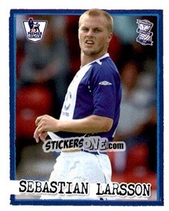 Cromo Sebastian Larsson - English Premier League 2007-2008. Kick off - Merlin