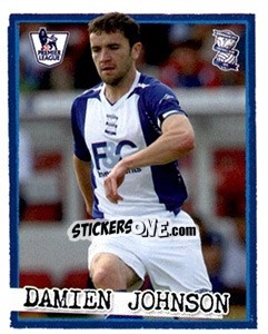 Cromo Damien Johnson - English Premier League 2007-2008. Kick off - Merlin