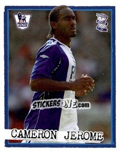 Cromo Cameron Jerome - English Premier League 2007-2008. Kick off - Merlin