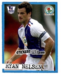 Sticker Ryan Nelsen - English Premier League 2007-2008. Kick off - Merlin