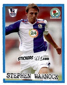 Sticker Stephen Warnock - English Premier League 2007-2008. Kick off n. 39 - Merlin